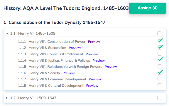 Homework A Level AQA History Tudors