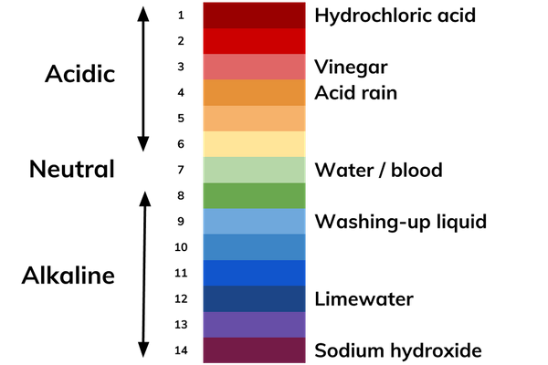 pH scale diagram chemistry