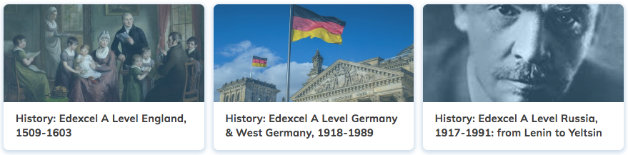 History Revision A Level Edexcel Courses