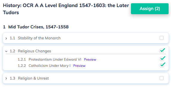 History: OCR A A Level England 1547-1603: the Later Tudors